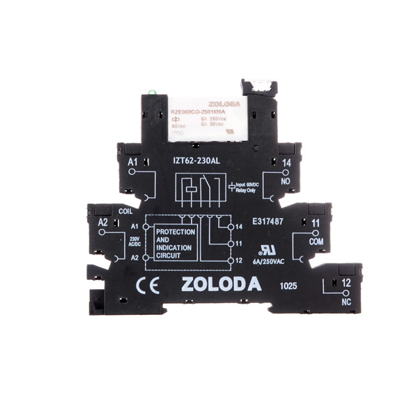 Interf.elect.6.2mm 1inv.ent.230vca sal.60vcc 221.029