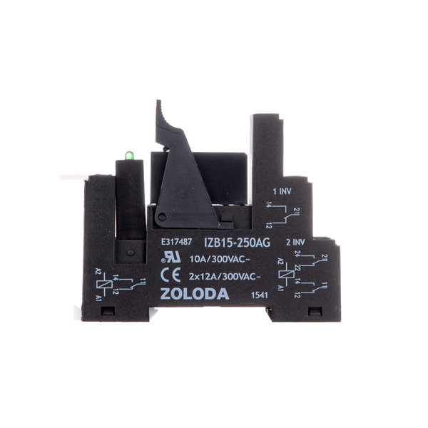 Interf.elect.15,6mm 3 niv.2inv.e/24vcc s/250v 8A cc 221.130