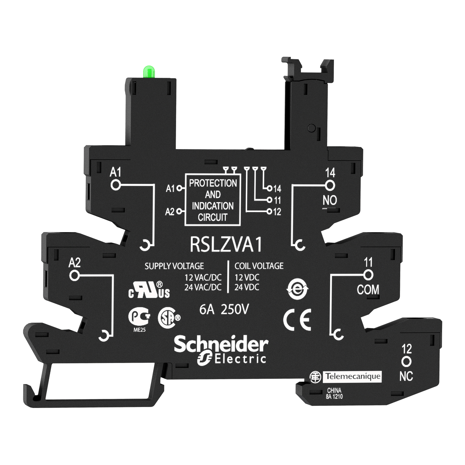 Zocalo p/interfase 12/24vac-cc RSLZVA1